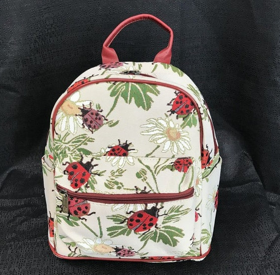 Ladybugs Tapestry Backpack – Cherry Blossom Boutique display picture 3